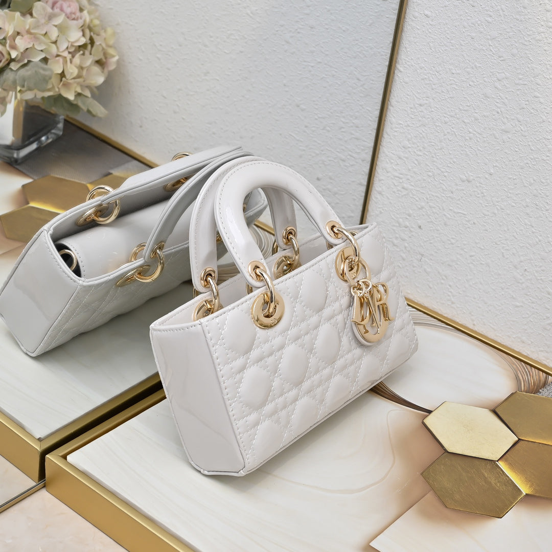 3 Colors Lattice Design Small Backpack