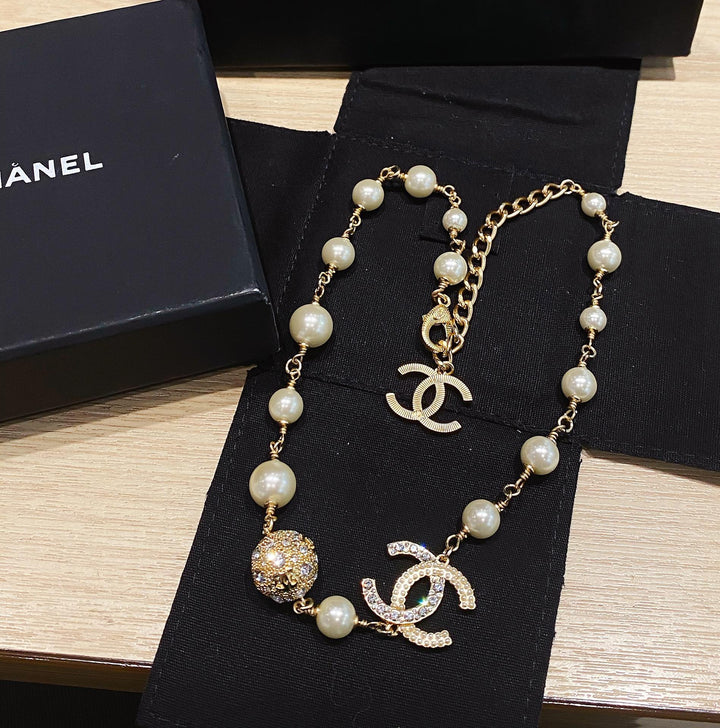 New Gold Ball Necklace