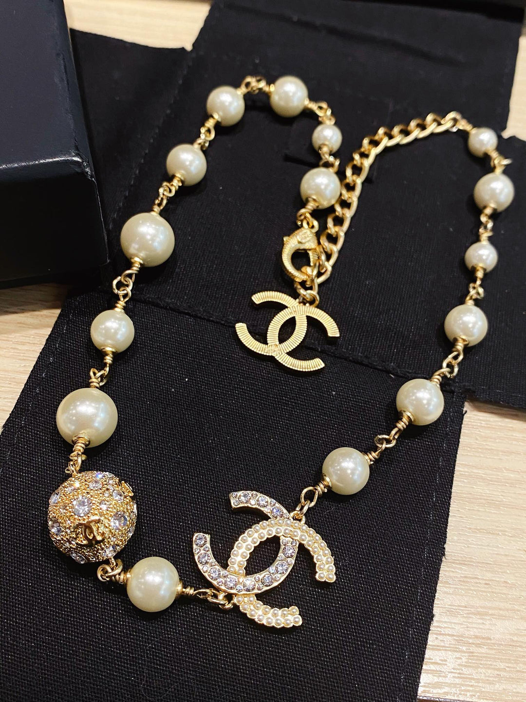 New Gold Ball Necklace