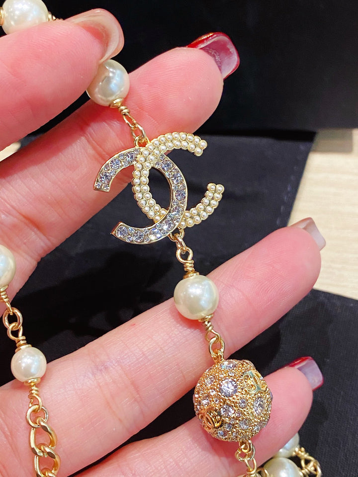 New Gold Ball Necklace