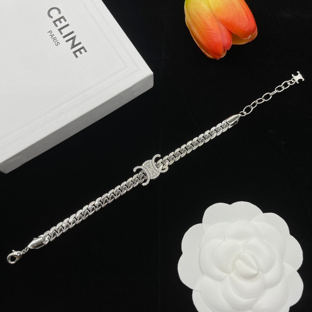 Elegant Silver Chain Wristband