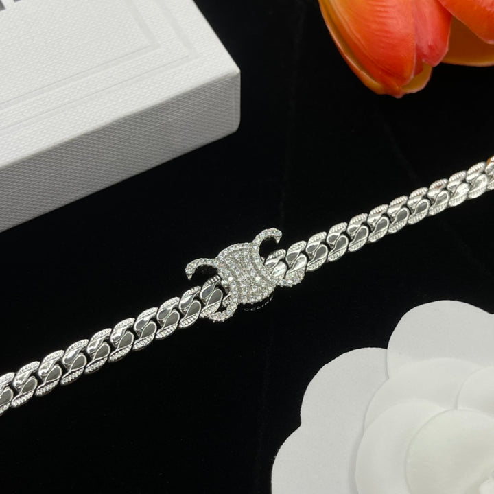 Elegant Silver Chain Wristband