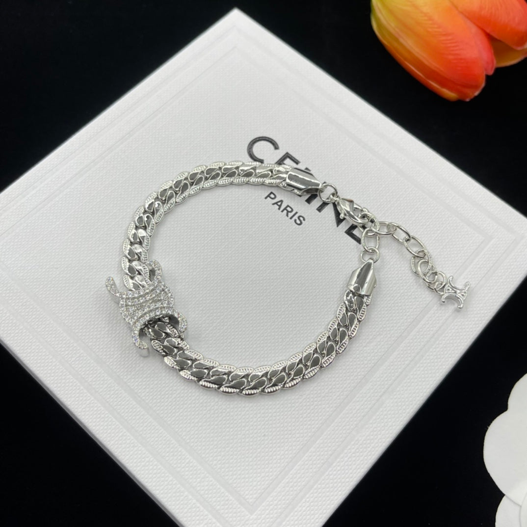 Elegant Silver Chain Wristband