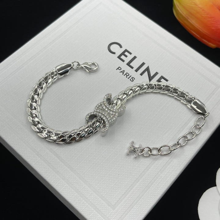 Elegant Silver Chain Wristband