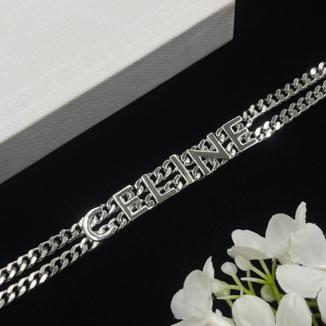 Chic double chain wristband&nbsp;