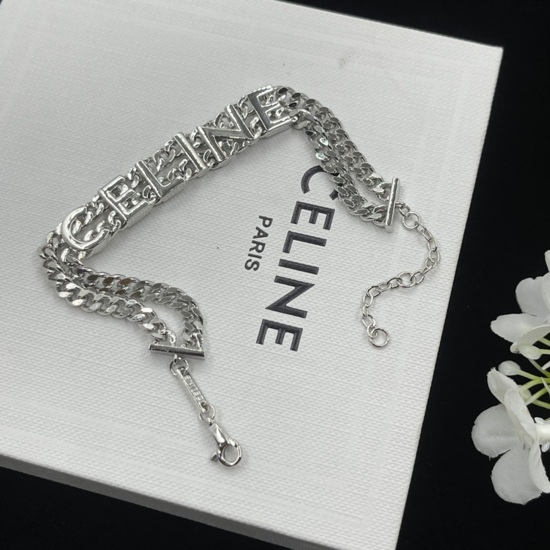 Chic double chain wristband&nbsp;