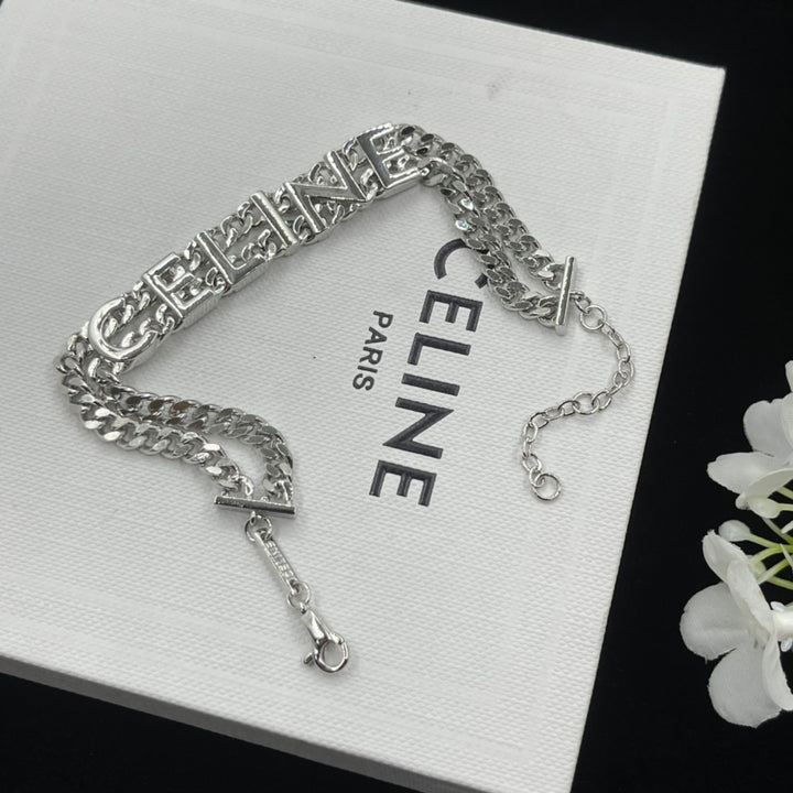 Chic double chain wristband&nbsp;