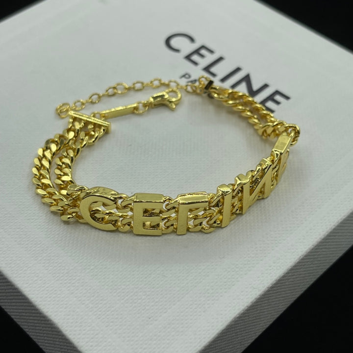 Chic double chain wristband&nbsp;