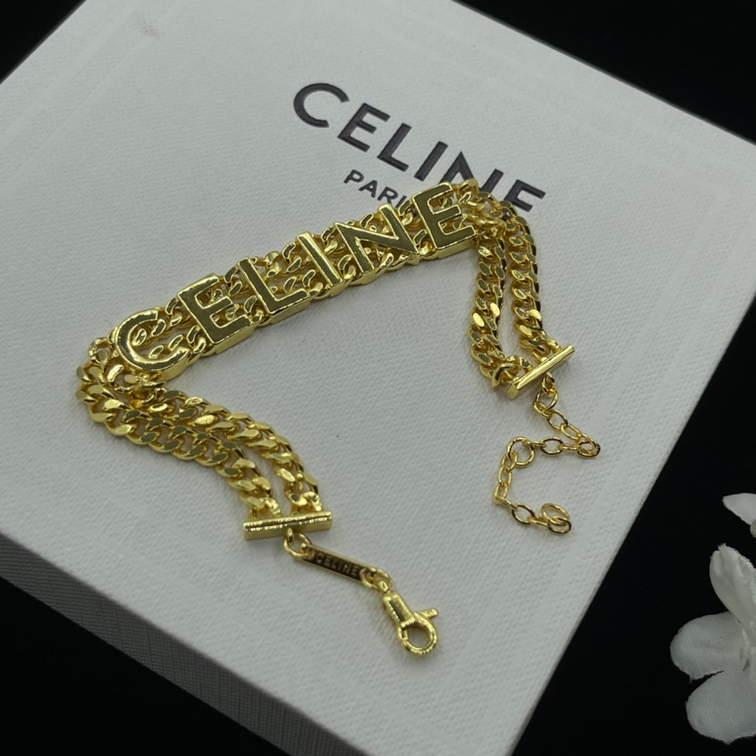 Chic double chain wristband&nbsp;