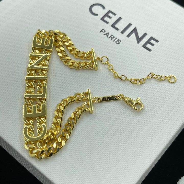 Chic double chain wristband&nbsp;