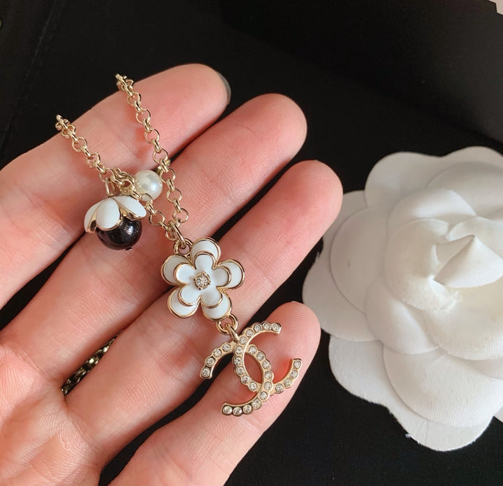 Camellia Pendant Necklace
