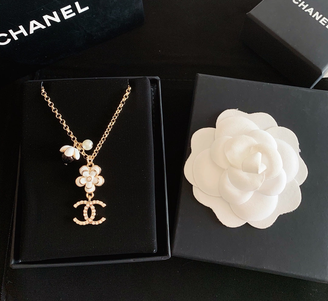 Camellia Pendant Necklace