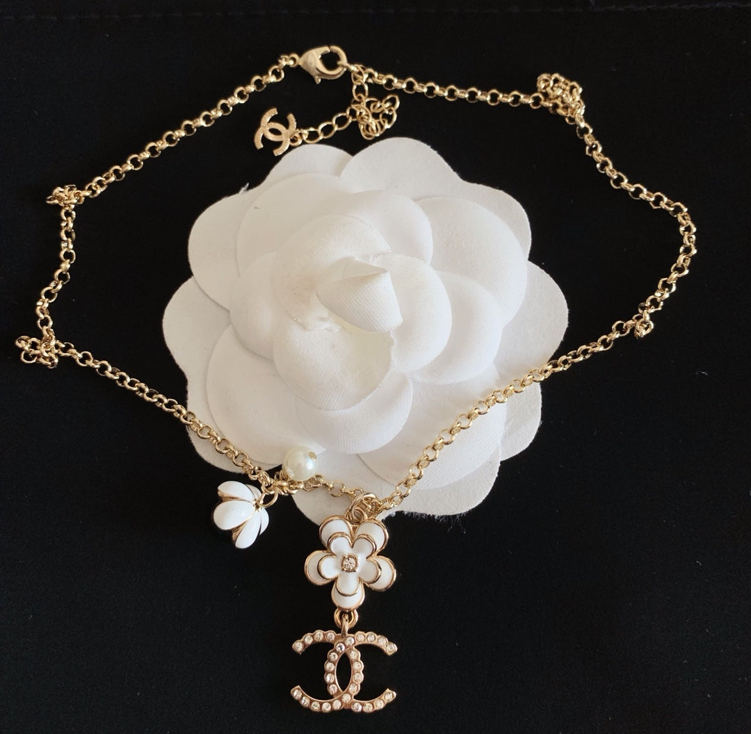 Camellia Pendant Necklace