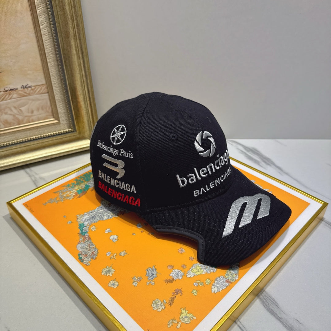 Delicate embroidered hats