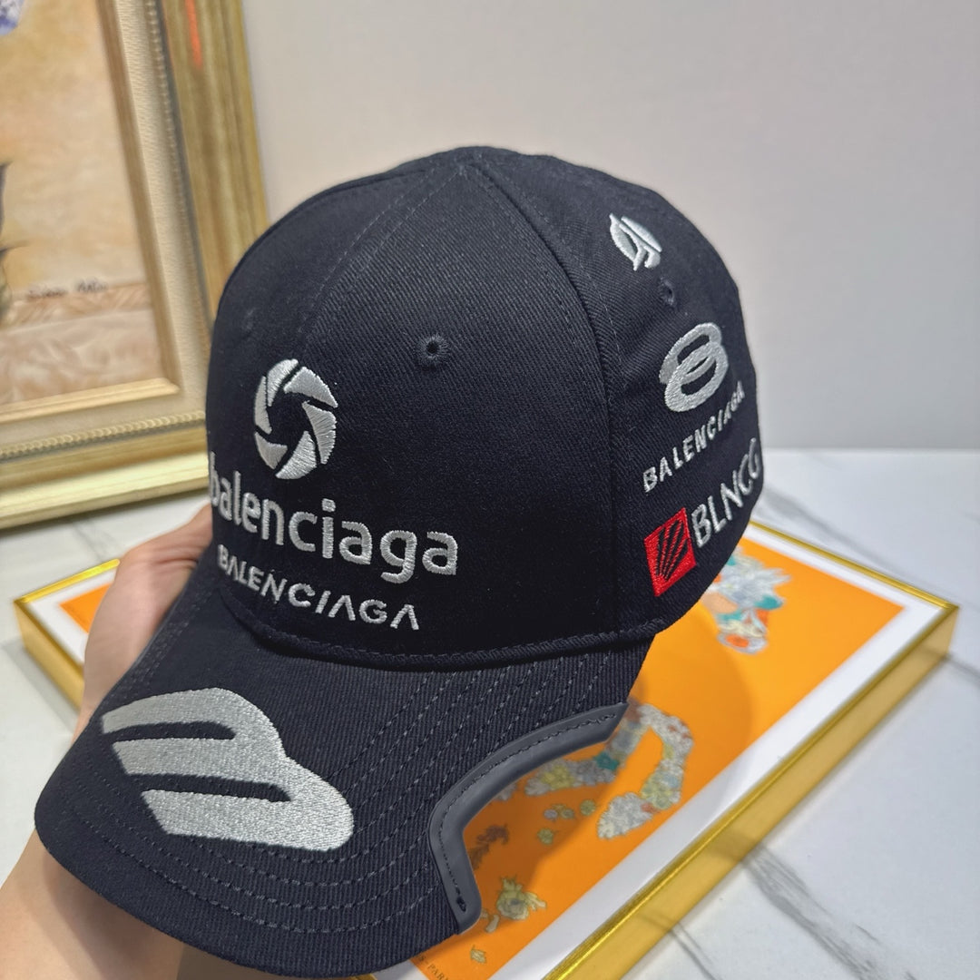 Delicate embroidered hats