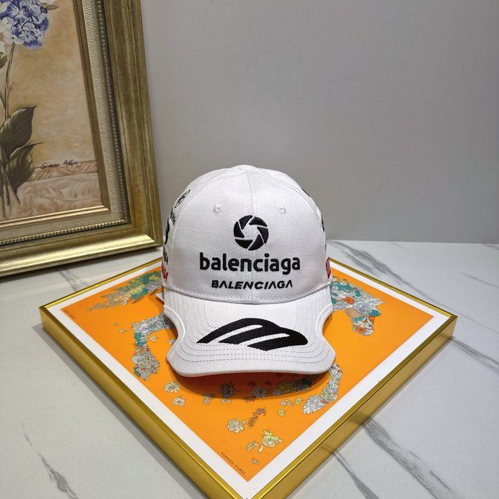 Delicate embroidered hats