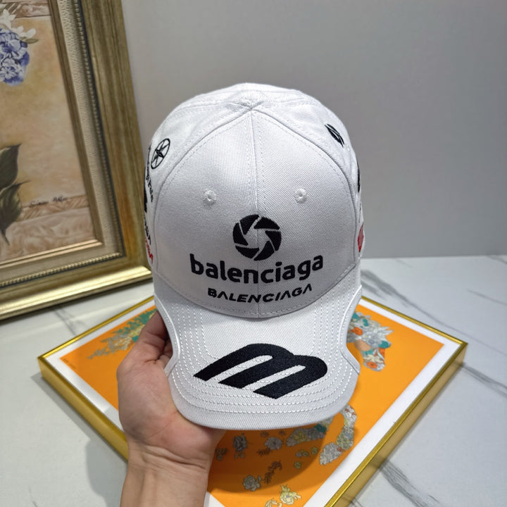 Delicate embroidered hats
