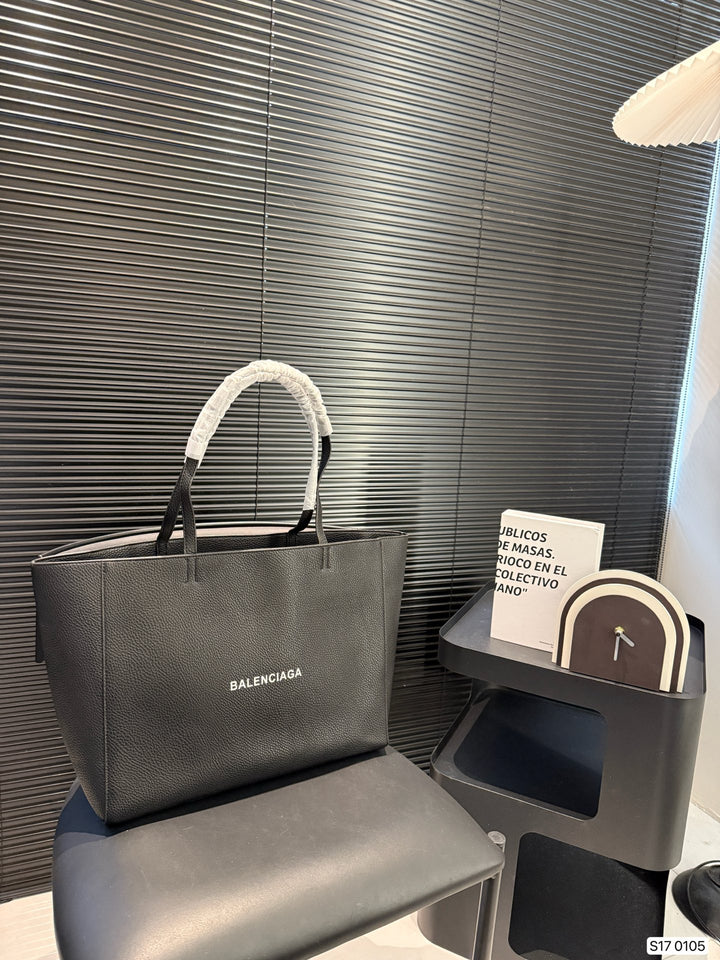Large Black Shopping Bag