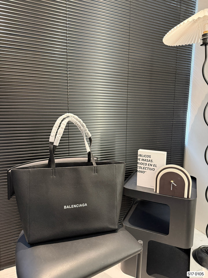 Large Black Shopping Bag