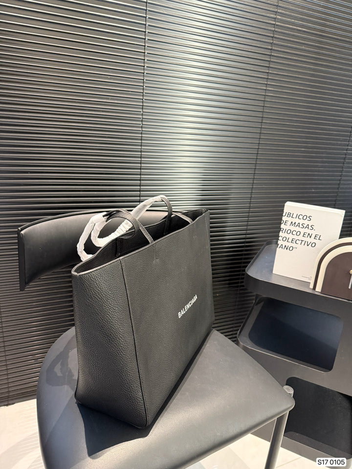Large Black Shopping Bag