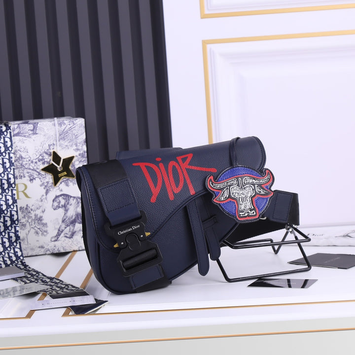 3 Colors Fashion Street Canvas Bag(with bull's head badge)
