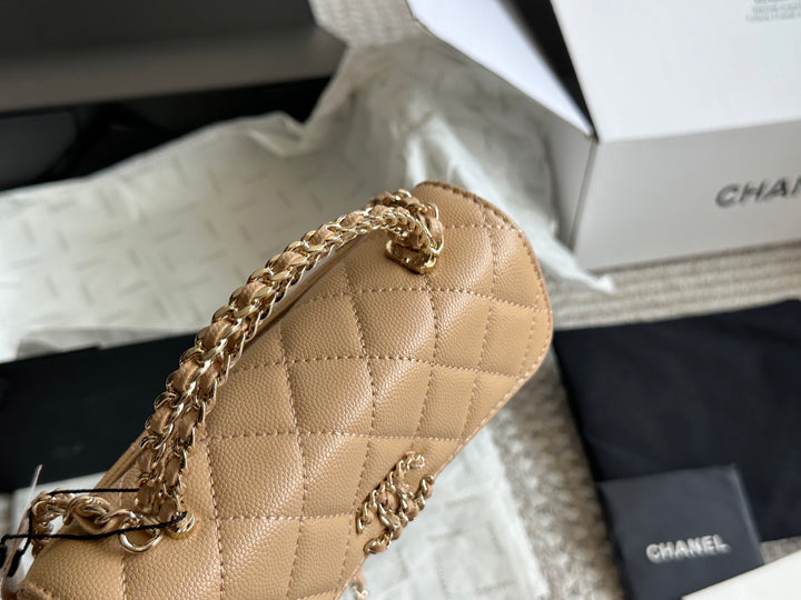 Caviar Cowhide Quilted Bag