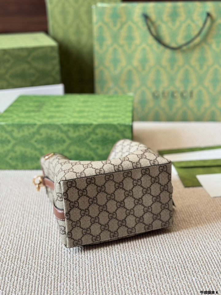 Elegant Double G Calfskin Tote