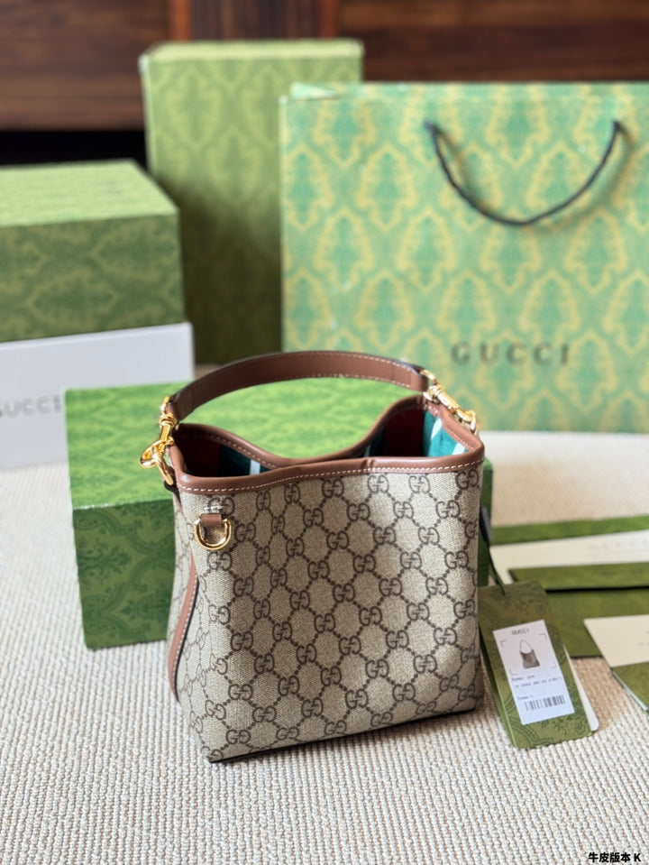 Elegant Double G Calfskin Tote