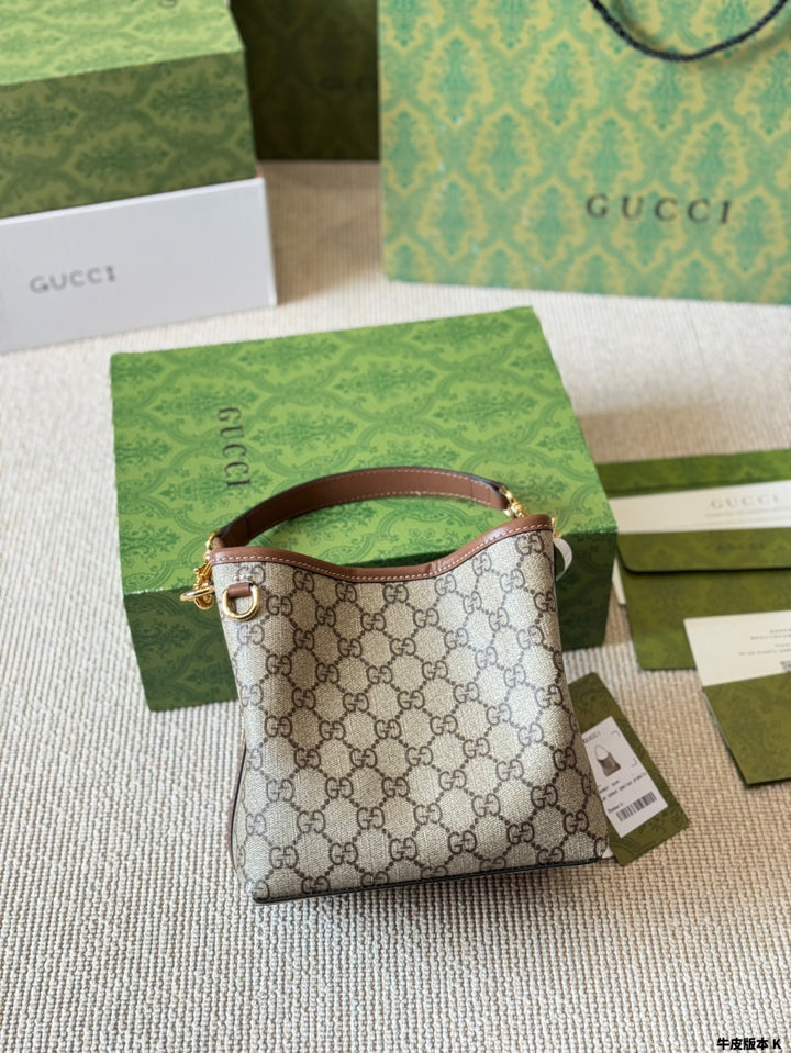 Elegant Double G Calfskin Tote