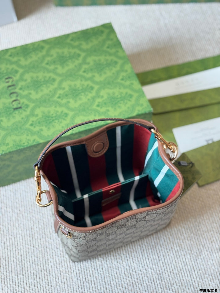 Elegant Double G Calfskin Tote