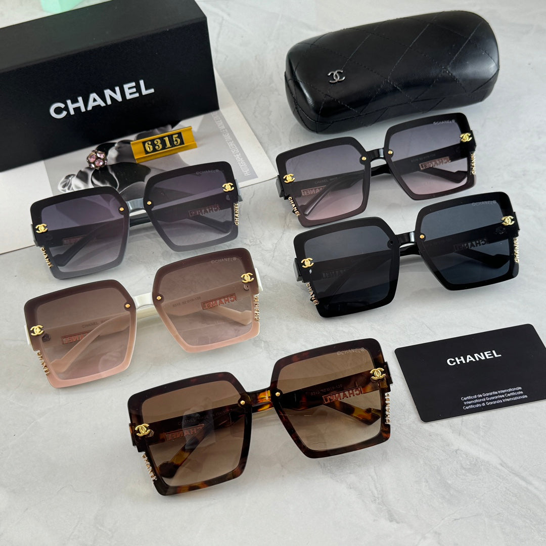 2025 New Metal Letter Sunglasses