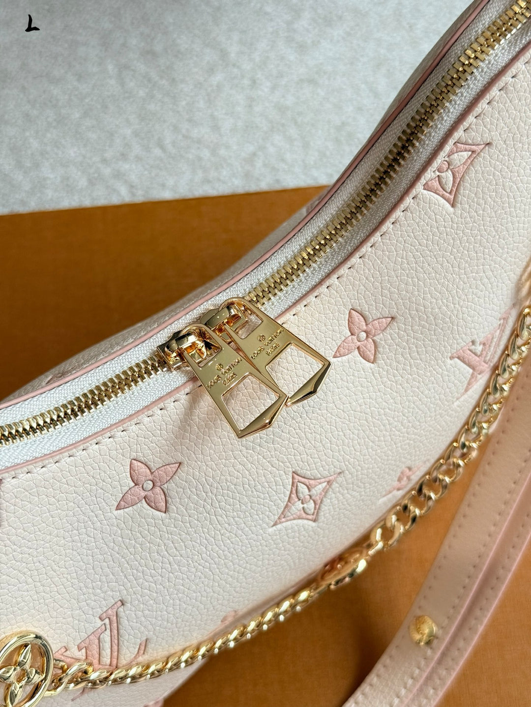 Embroidered Crescent Tote