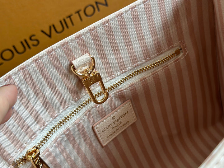 Printed Leather Tote Bag