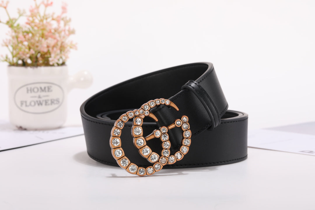Elegant rhinestones - Belt buckle