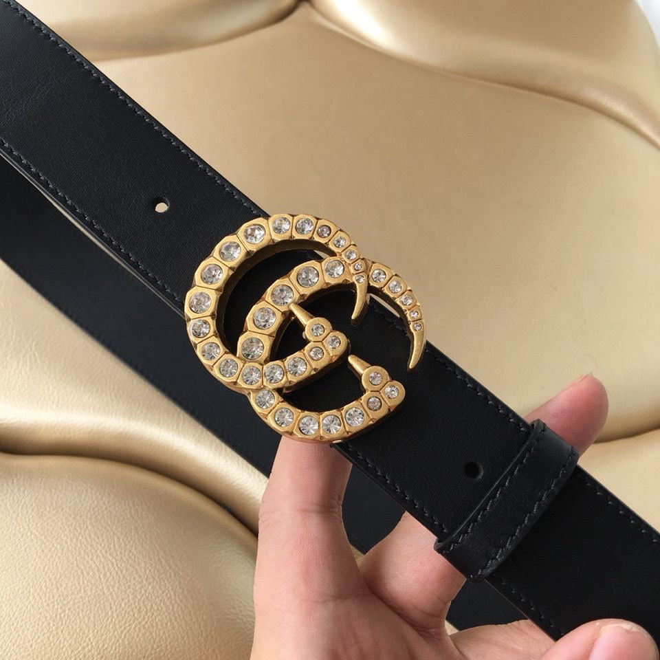 Elegant rhinestones - Belt buckle