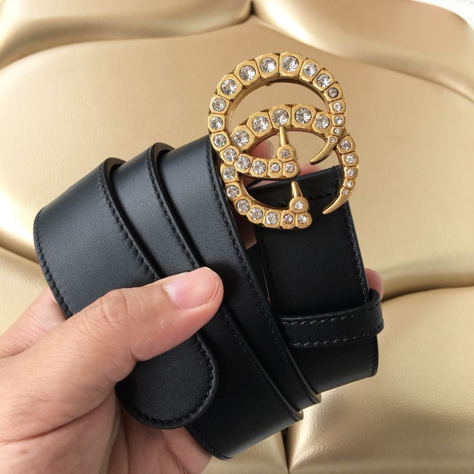 Elegant rhinestones - Belt buckle