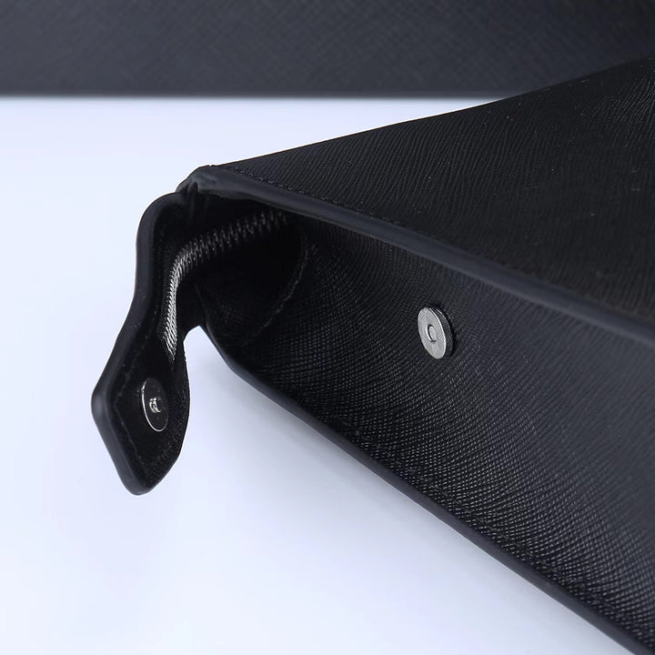 Men's black clutch