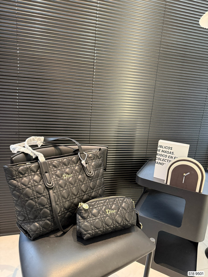 2 Colors 2-in-1 Large Tote Bag