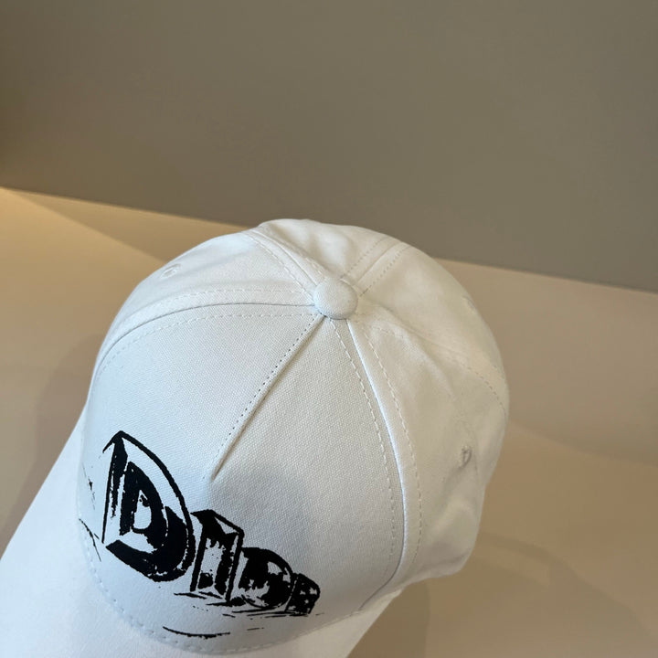 Lettered Graffiti Baseball Cap