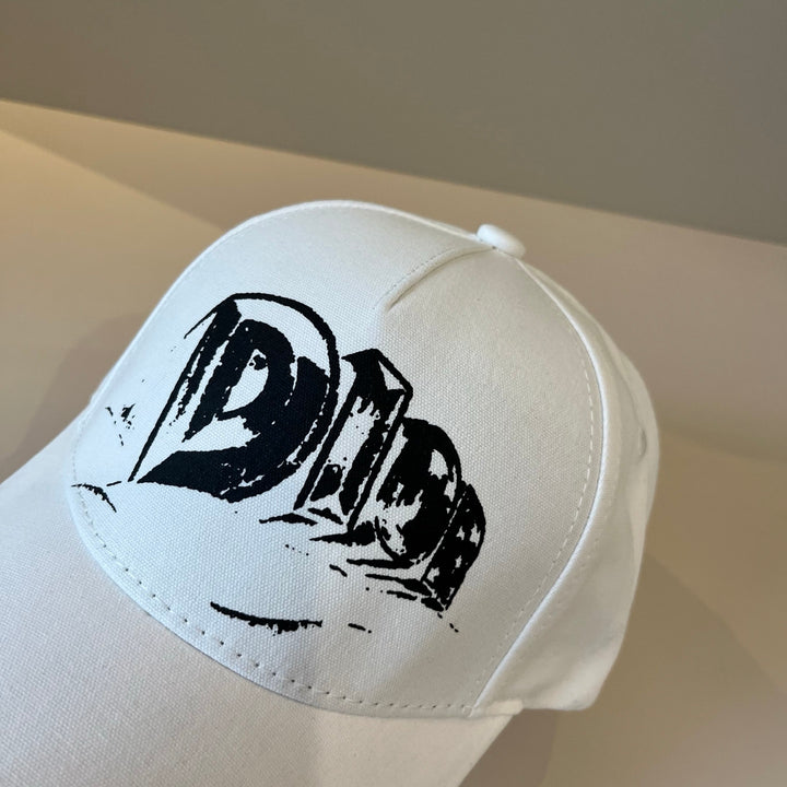 Lettered Graffiti Baseball Cap