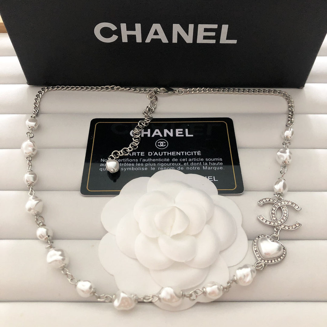 Pearl Heart Necklace