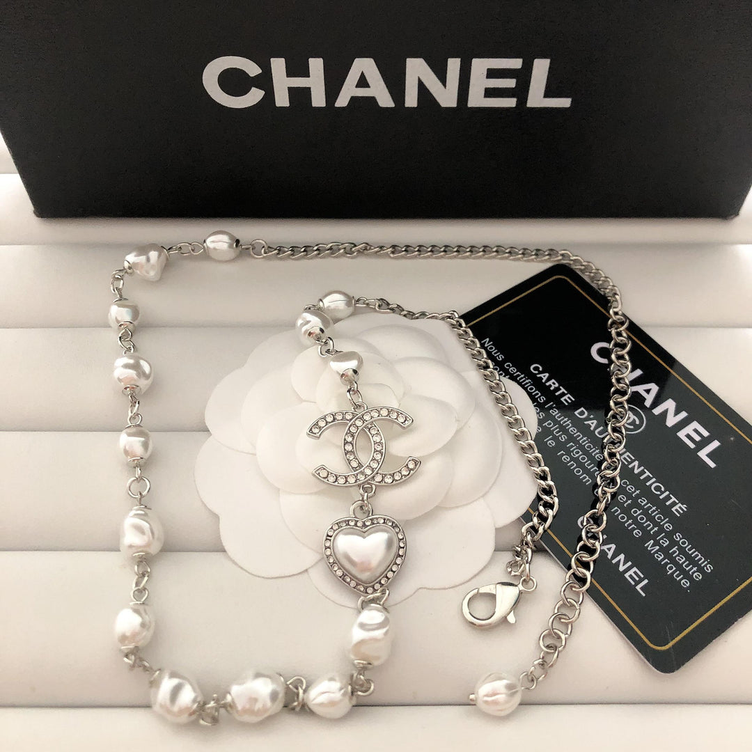 Pearl Heart Necklace