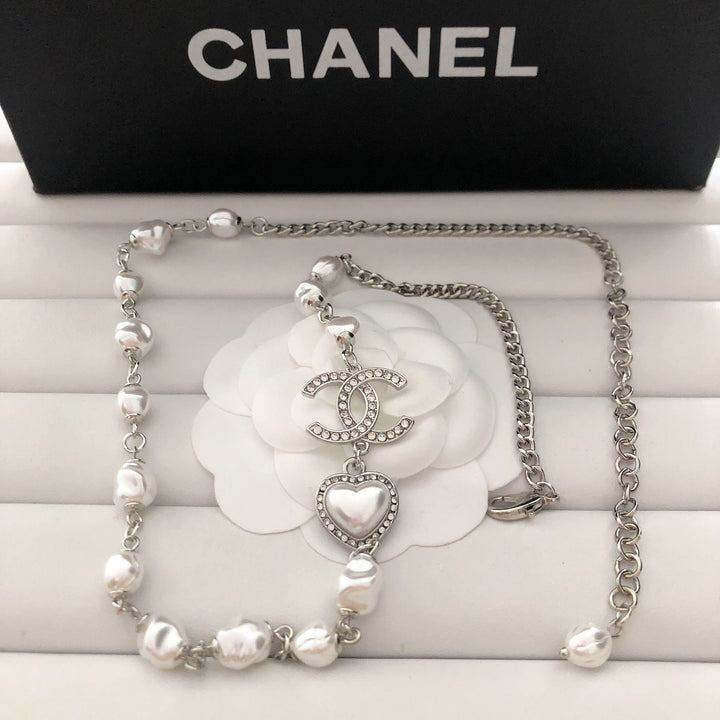 Pearl Heart Necklace