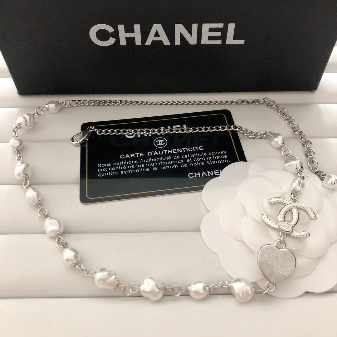 Pearl Heart Necklace