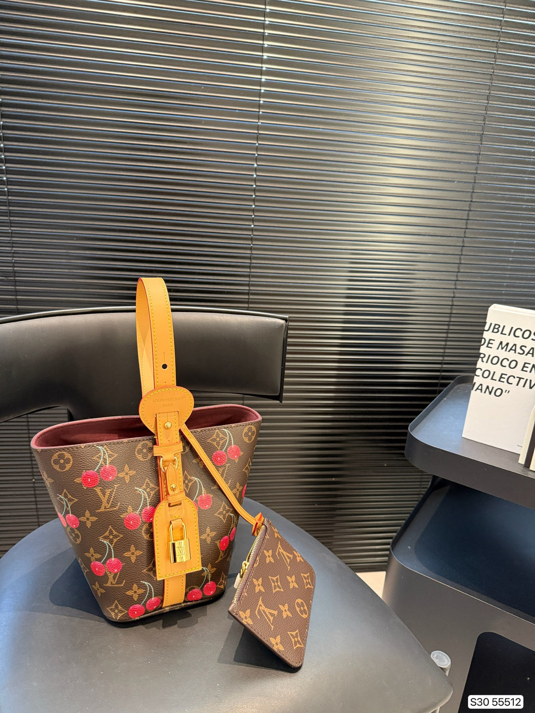 Cherry - Printed Bucket Tote