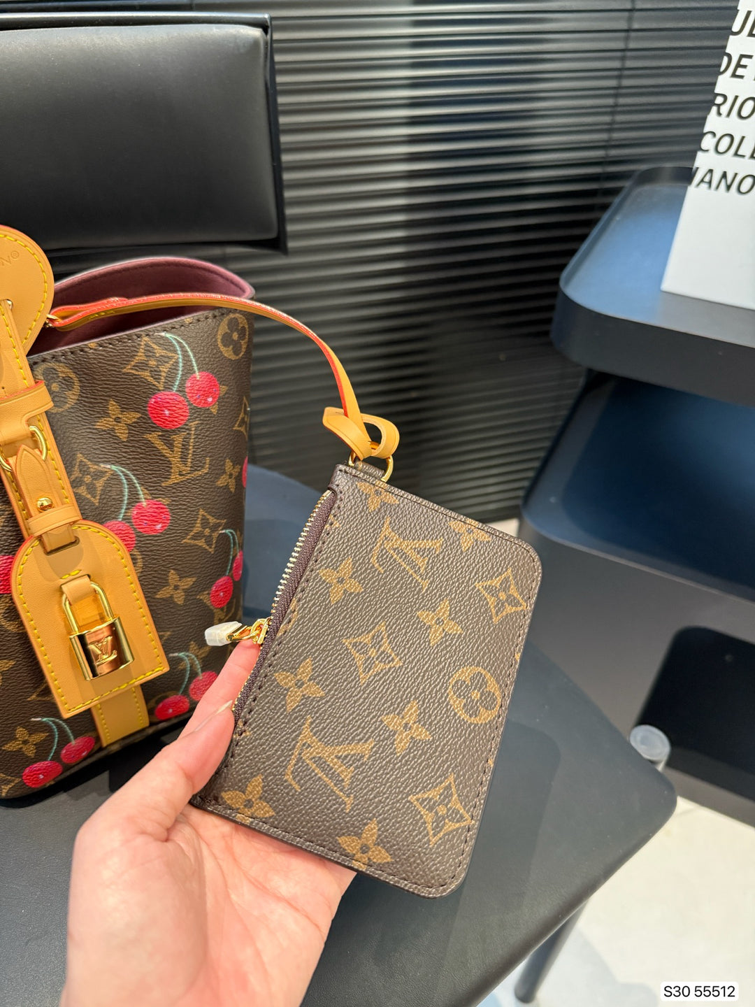 Cherry - Printed Bucket Tote