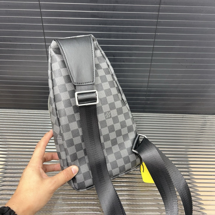 Plaid - Printed crossbody bag