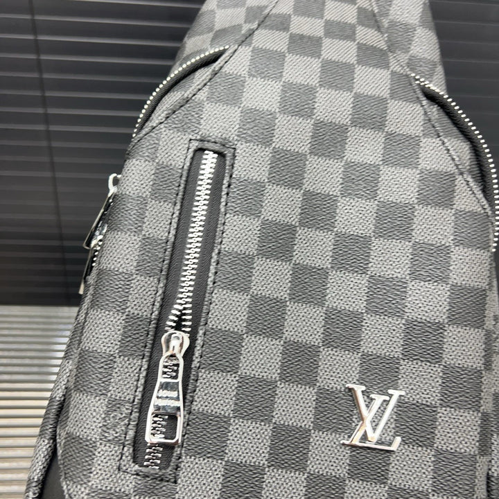 Plaid - Printed crossbody bag