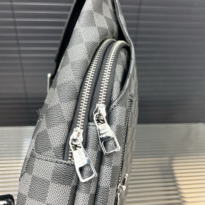 Plaid - Printed crossbody bag