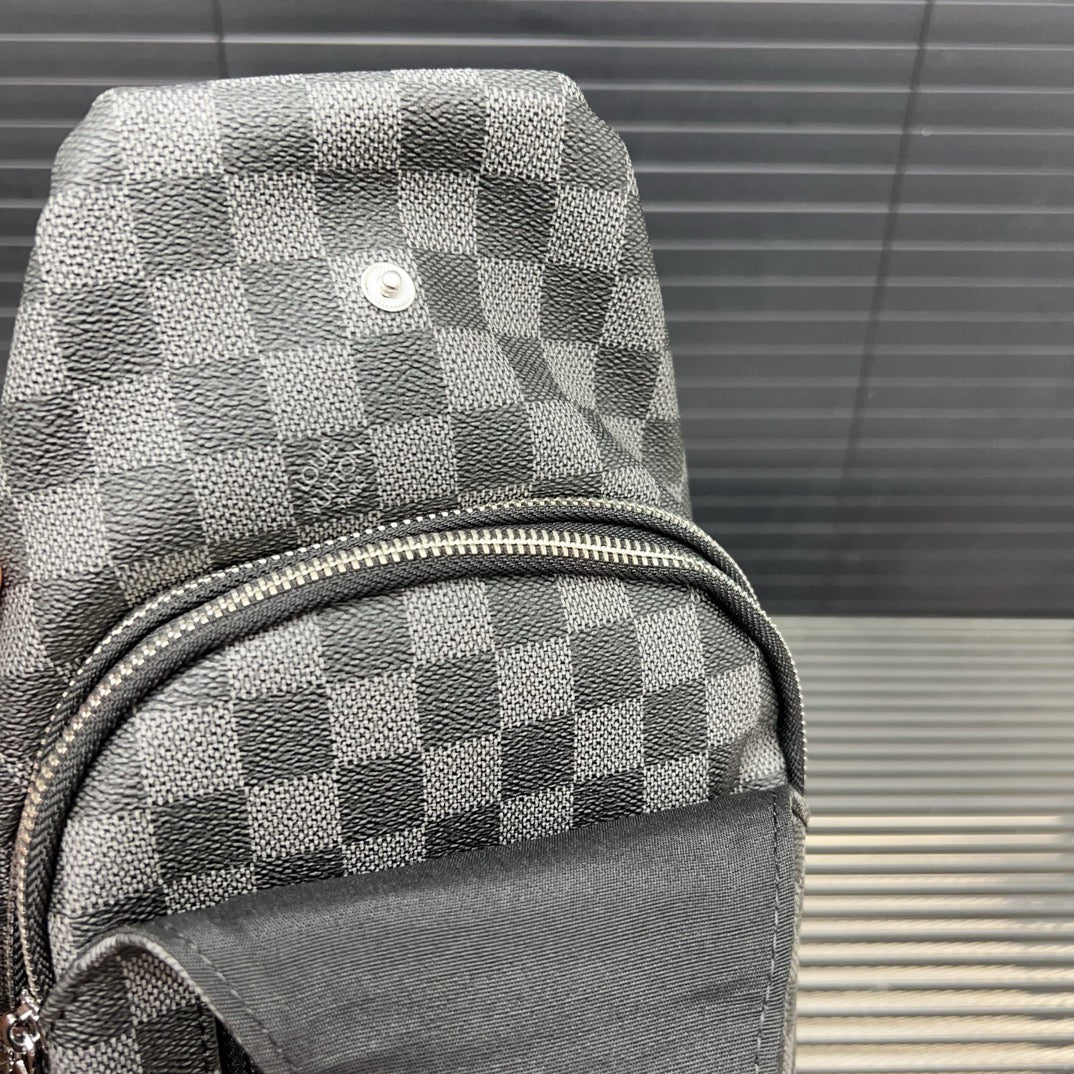 Plaid - Printed crossbody bag